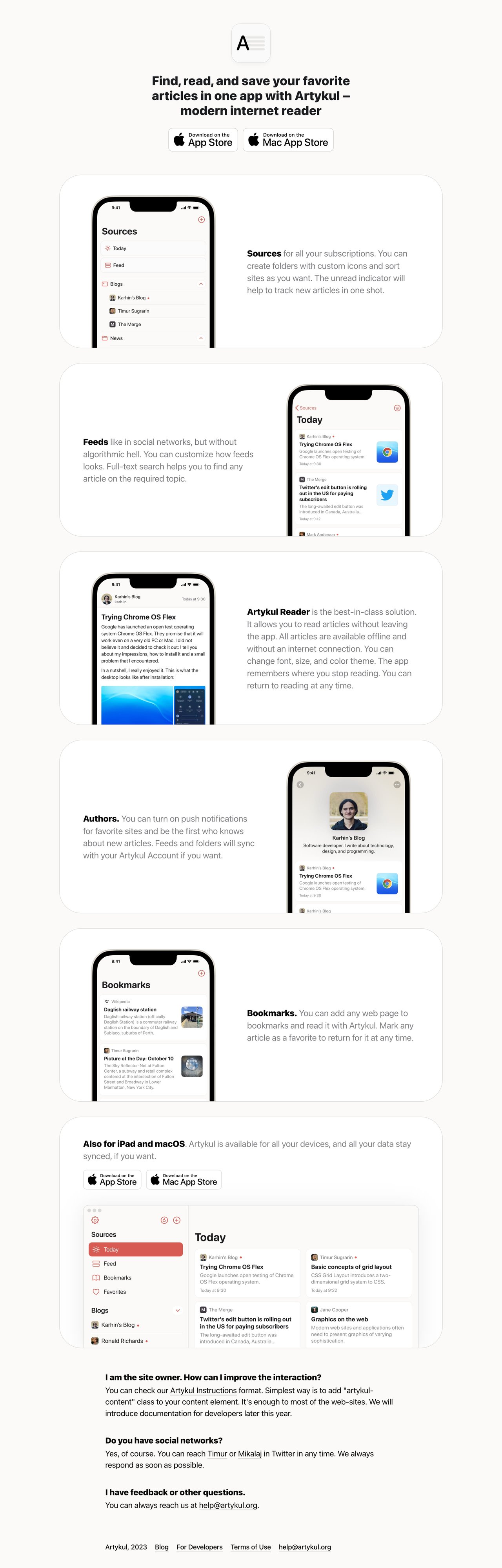 Artykul Website Screenshot