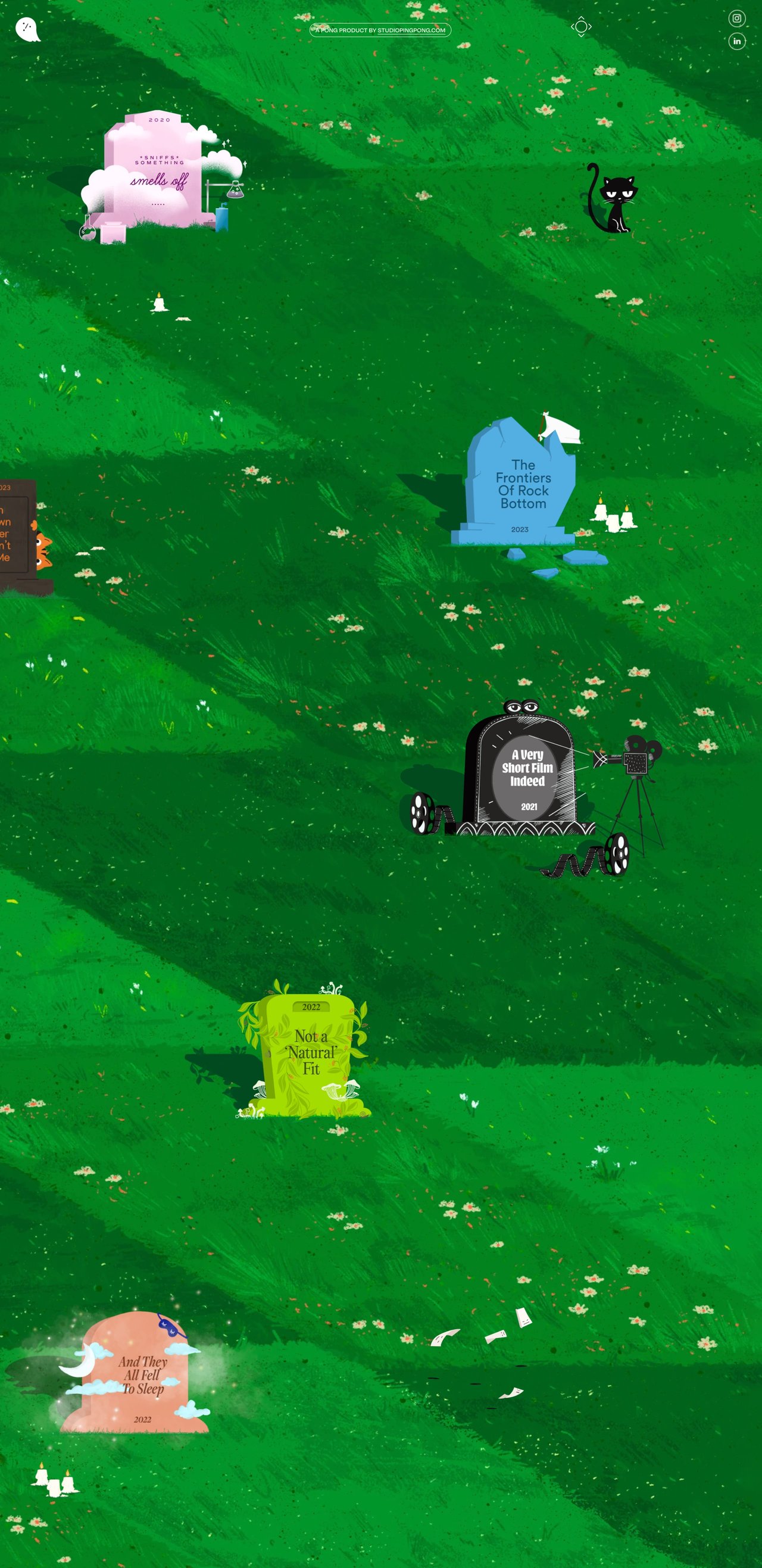 Reject Pile Website Screenshot