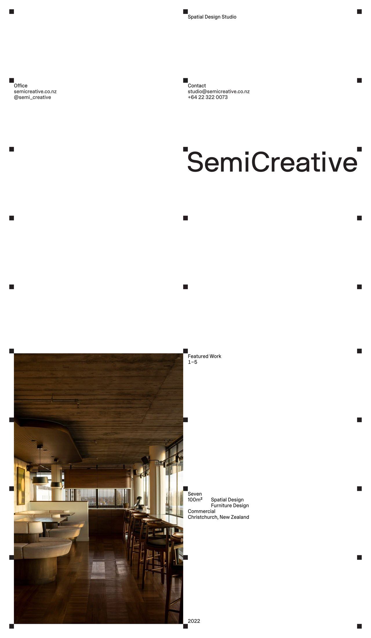 SemiCreative Website Screenshot