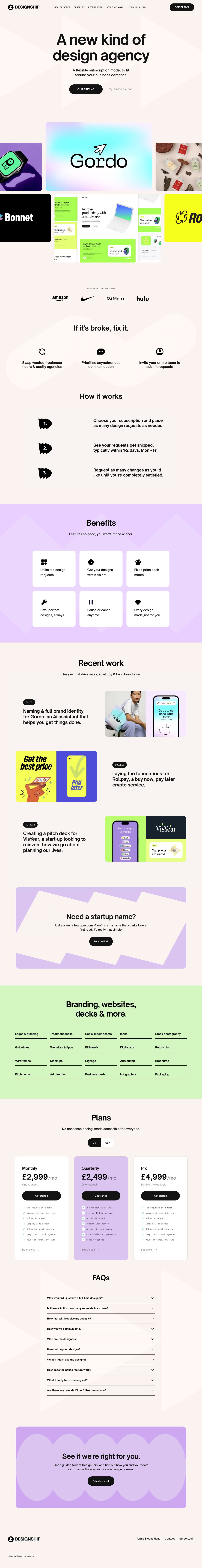 DesignShip Website Screenshot