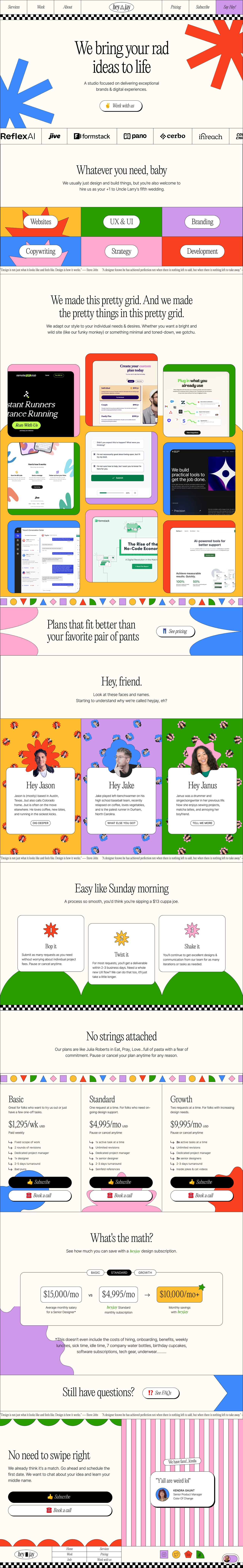 heyjay Website Screenshot