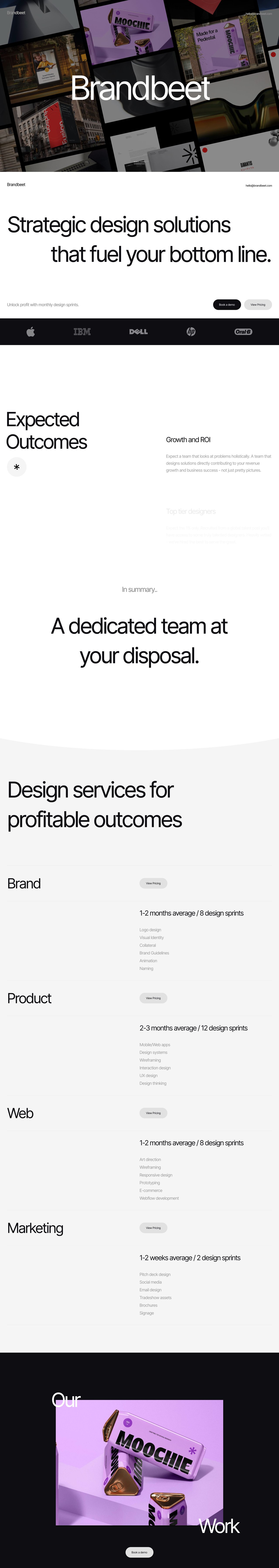 Brandbeet Website Screenshot