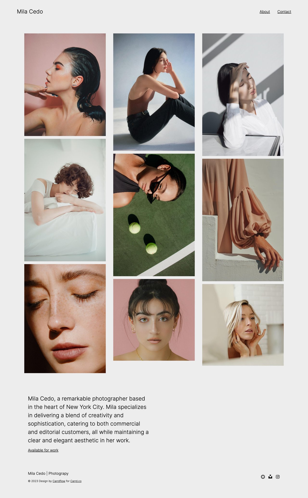 Mila Website Screenshot