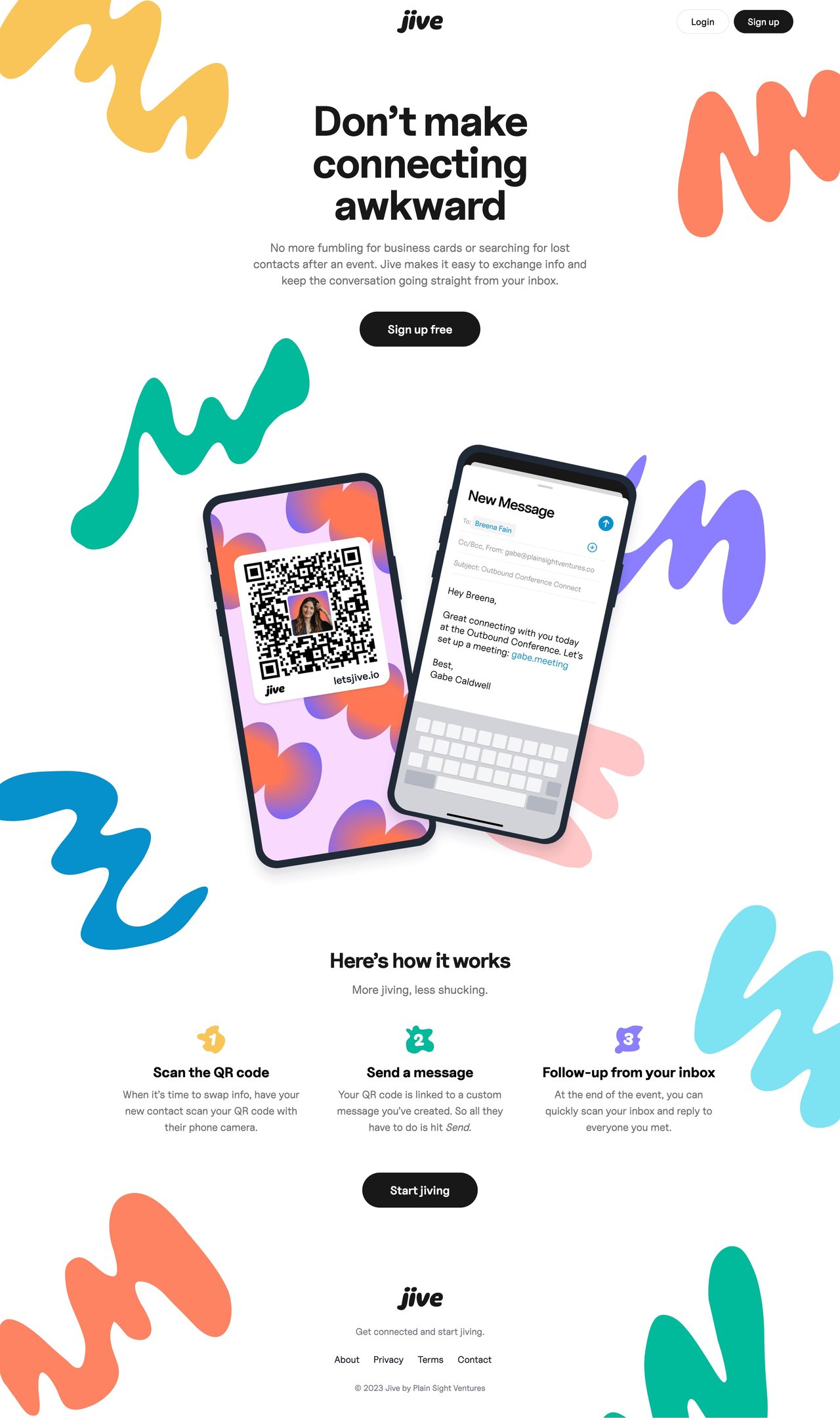 Jive Website Screenshot