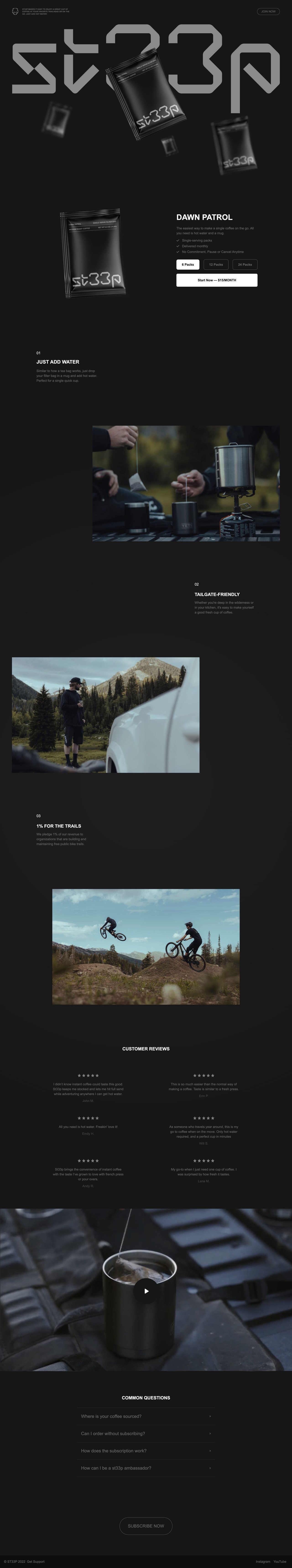 st33p Website Screenshot