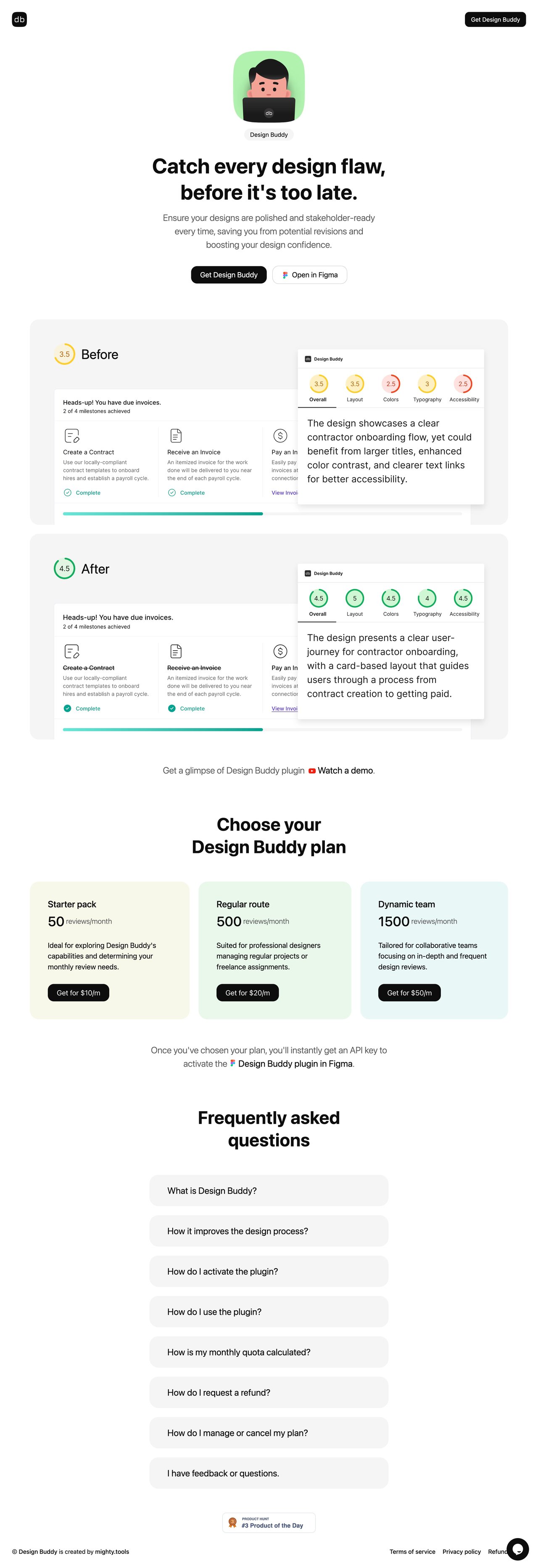 Design Buddy Website Screenshot