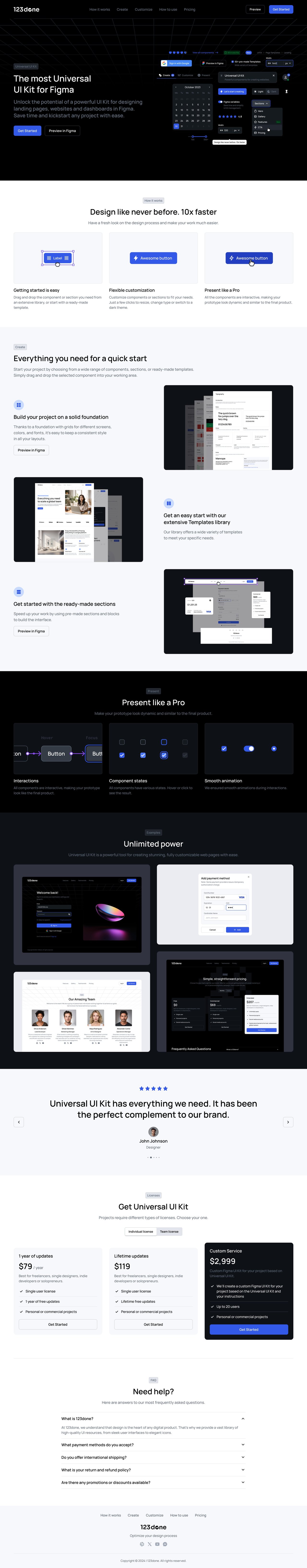 Universal Website Screenshot