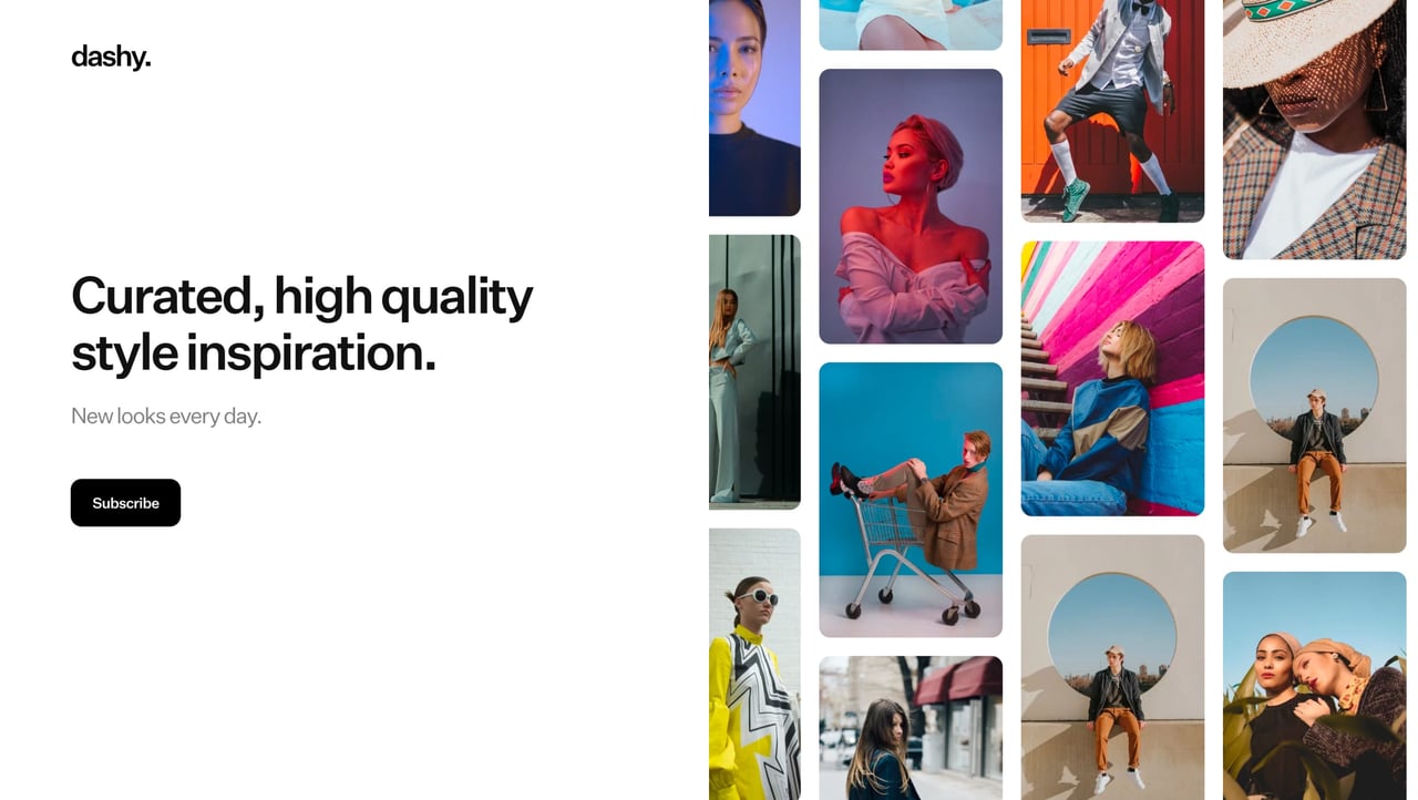 Dashy Website Screenshot