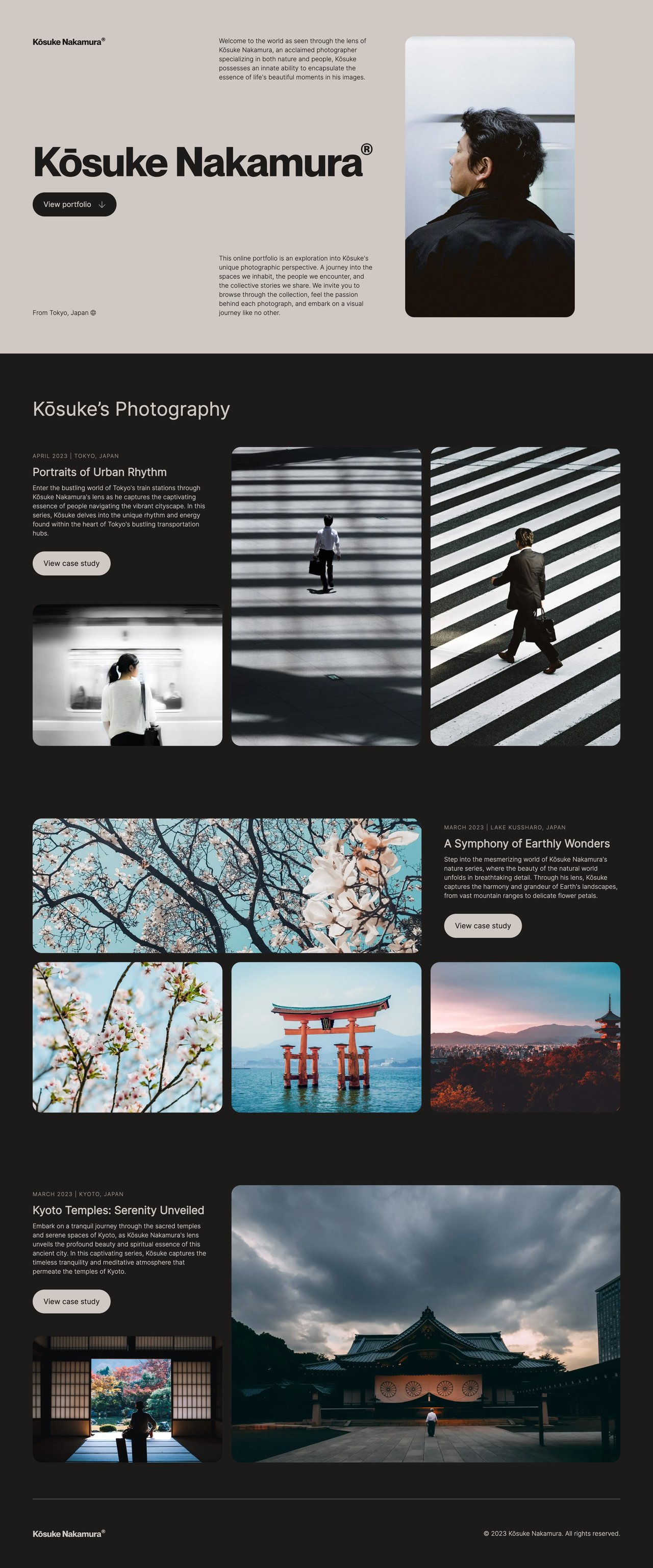 Kosuke Website Screenshot