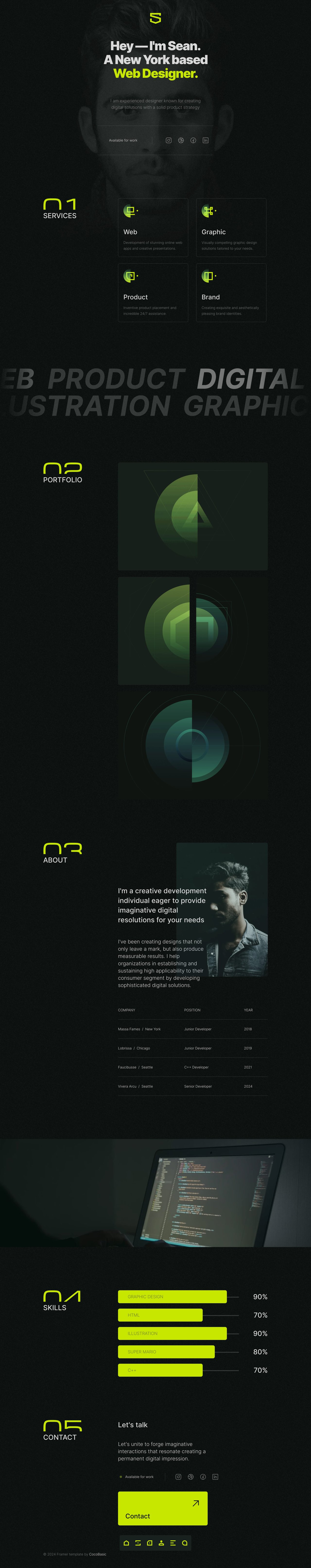 Sampo Website Screenshot