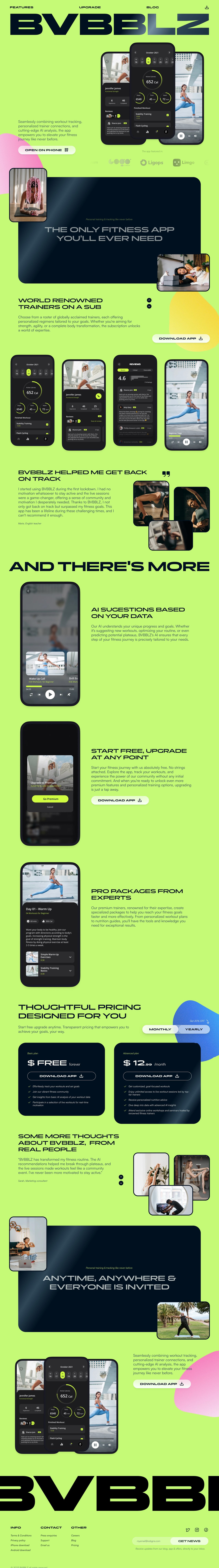 BVBBLZ Website Screenshot