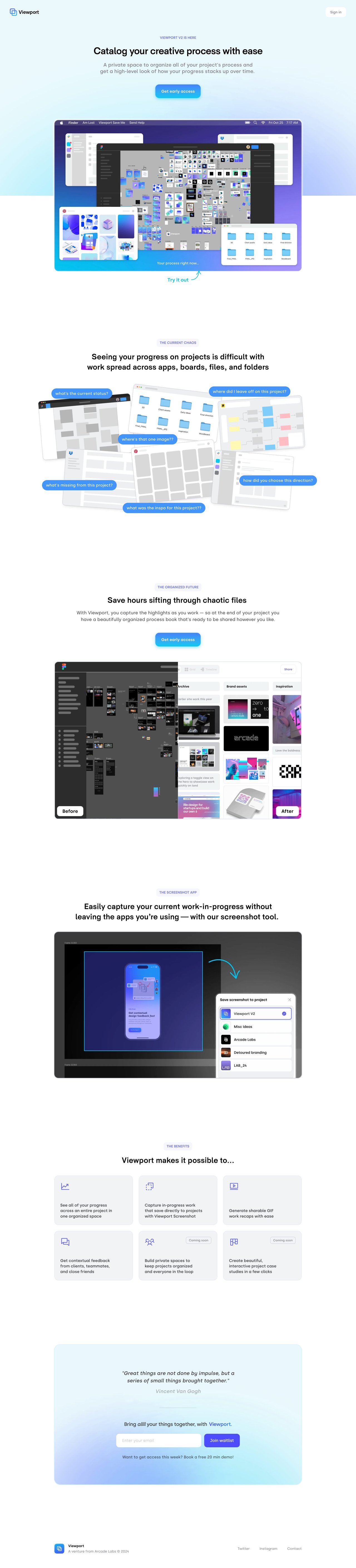 Viewport v2 Website Screenshot