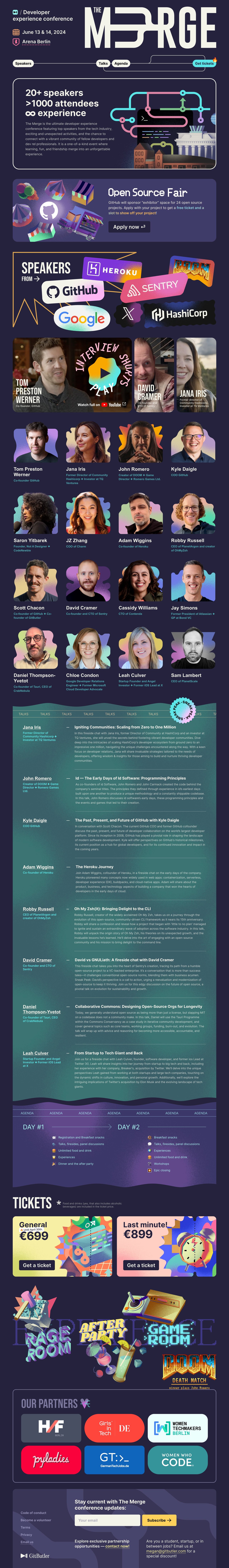 The Merge Website Screenshot