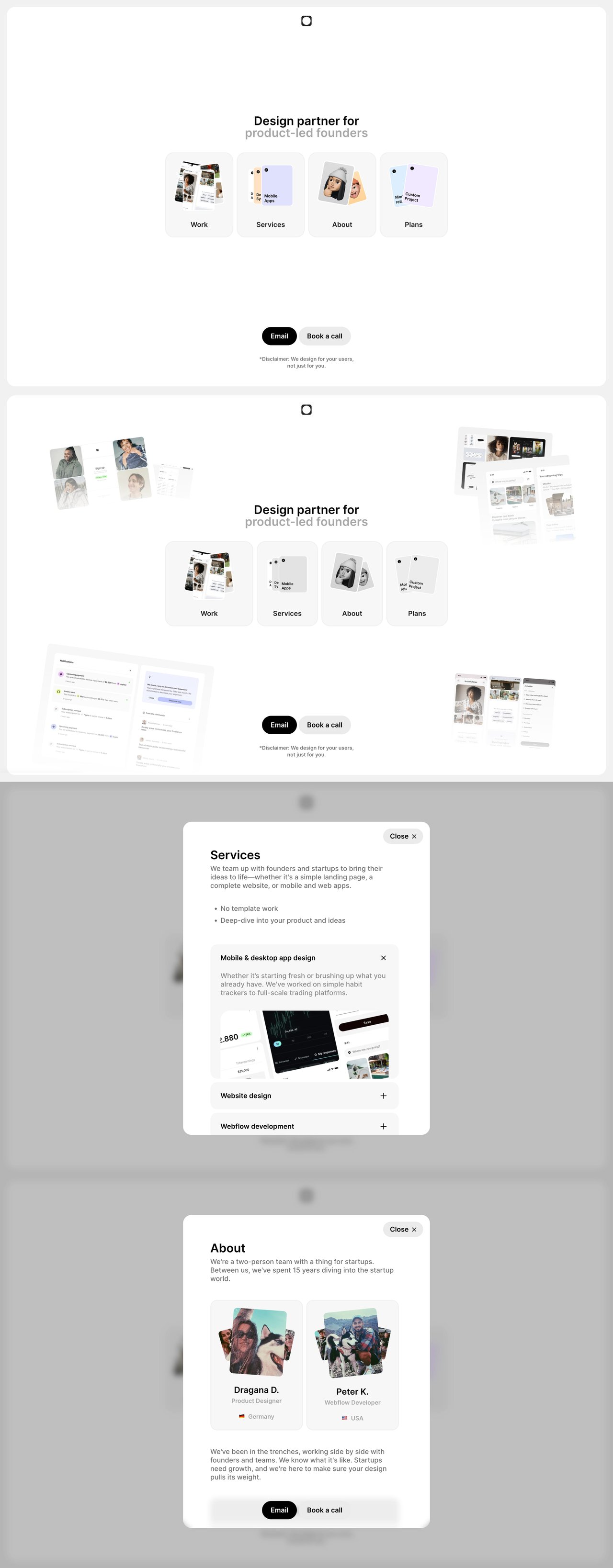 The Outline Design Website Screenshot