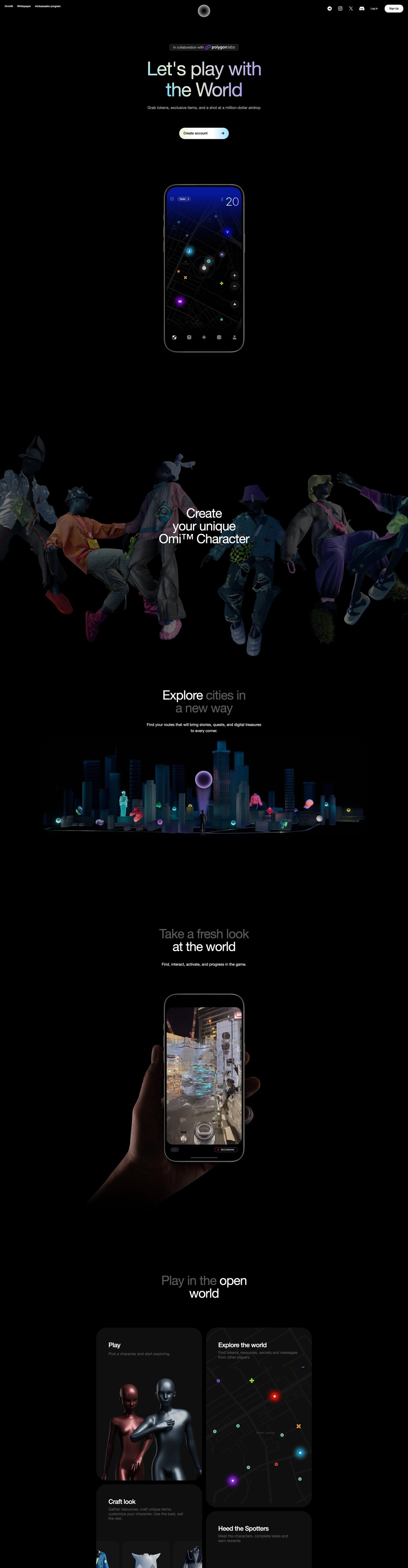 Onmi Website Screenshot