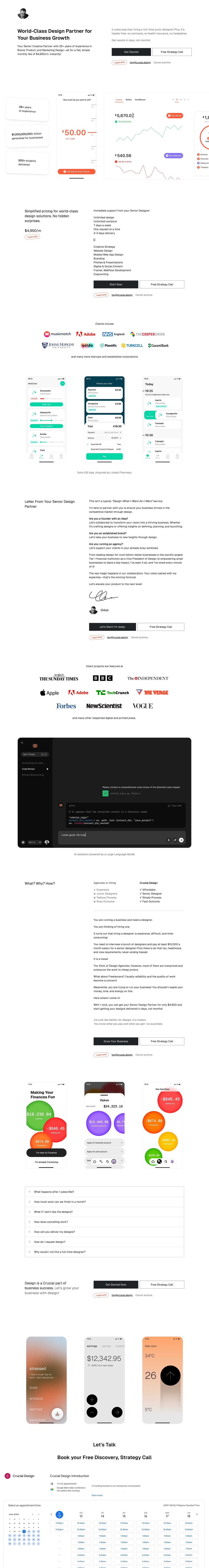 Crucial.Design Website Screenshot