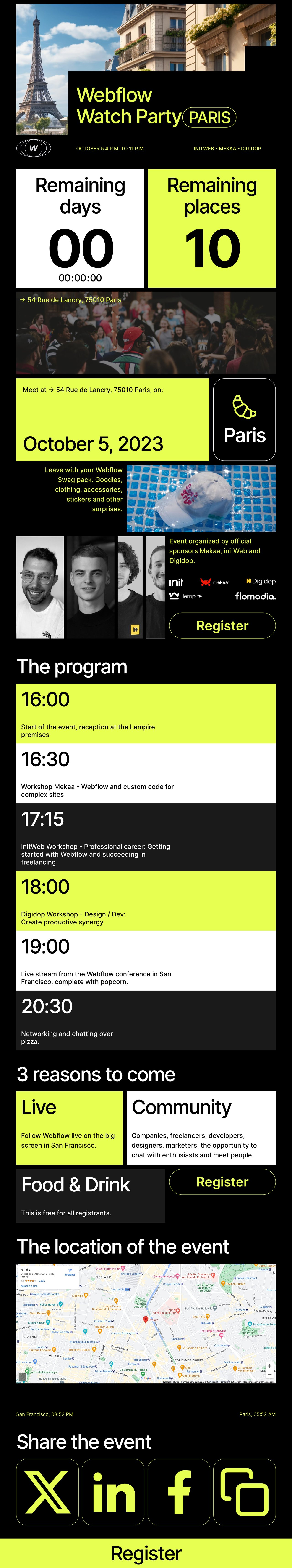 Watch Party Website Screenshot