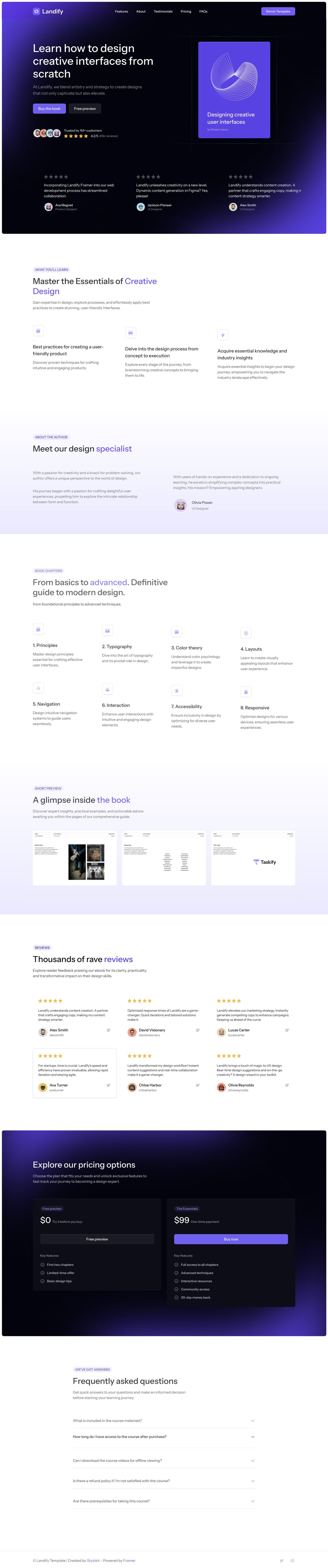 Landify Website Screenshot