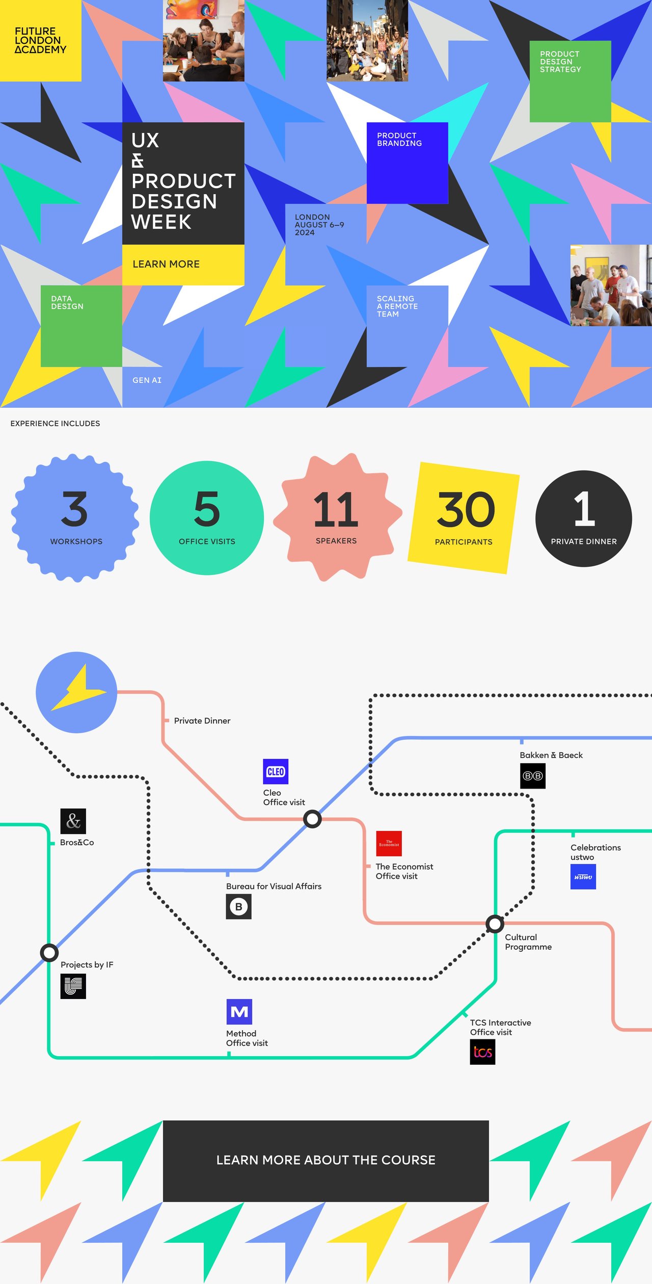 UX & Product Design Week Website Screenshot
