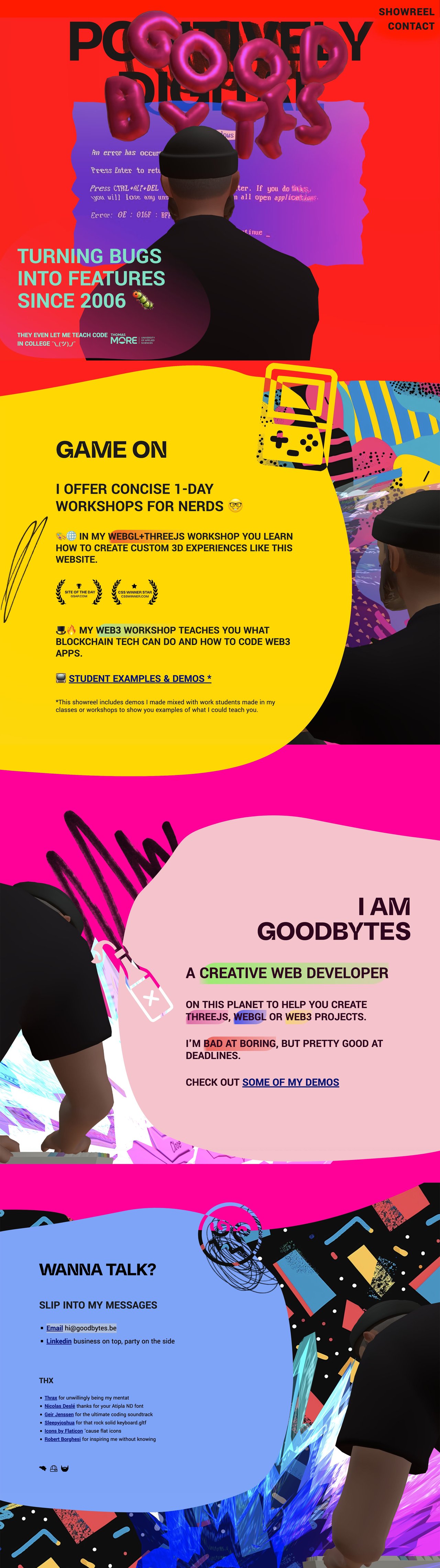 GoodBytes Website Screenshot