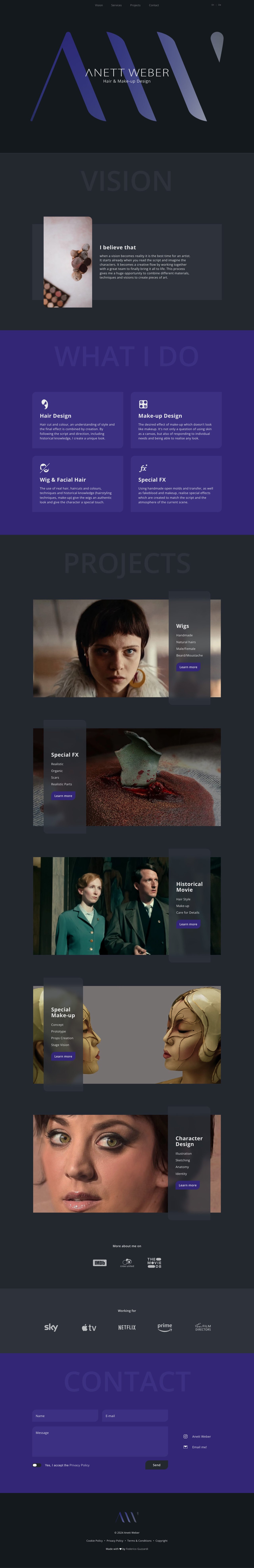 Anett Weber Website Screenshot