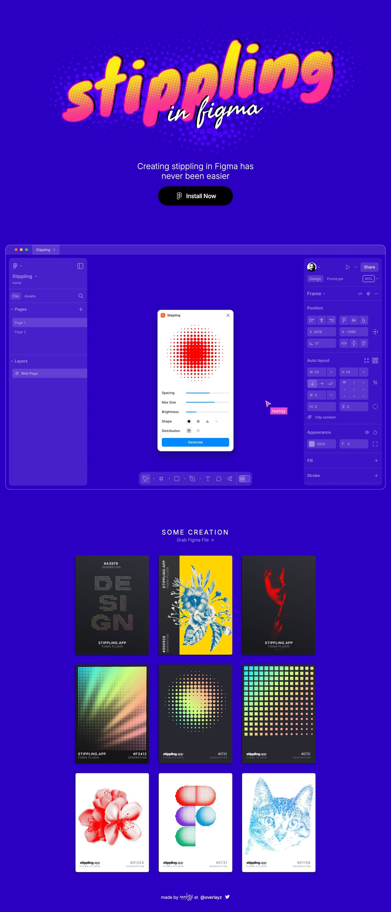 Stippling Website Screenshot