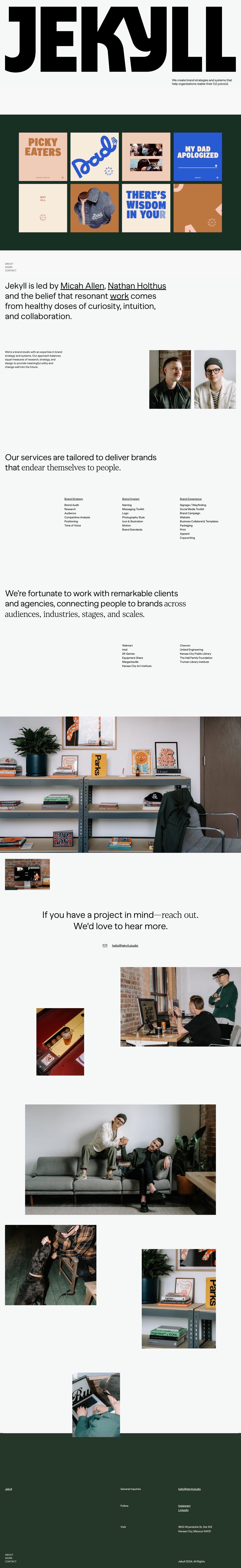 Jekyll Website Screenshot
