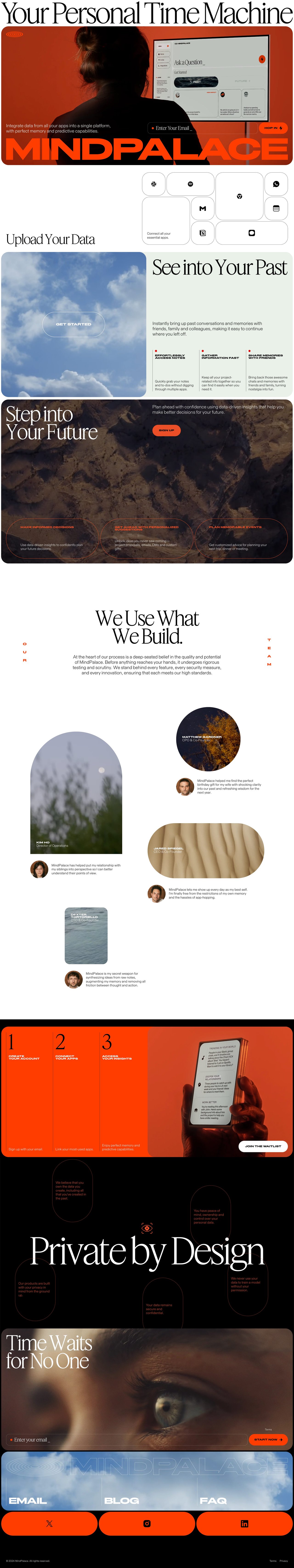 MindPalace Website Screenshot