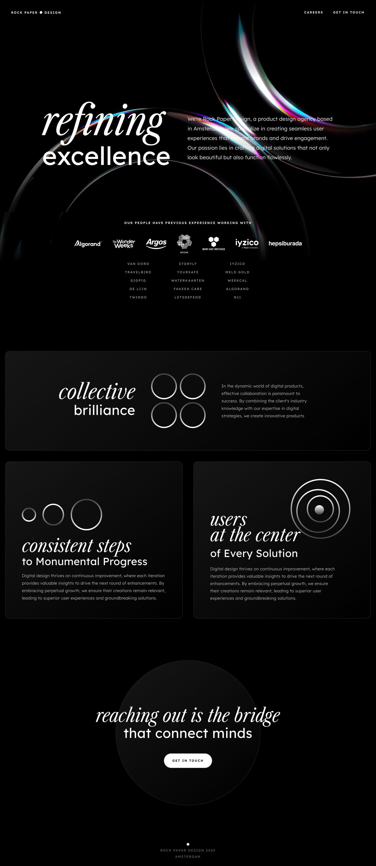 Rock Paper Design Website Screenshot