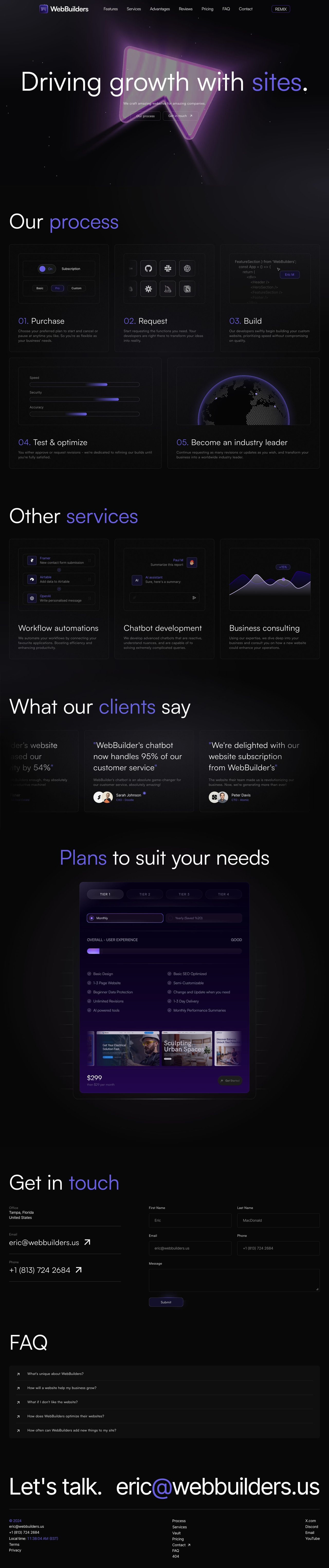 WebBuilders Website Screenshot