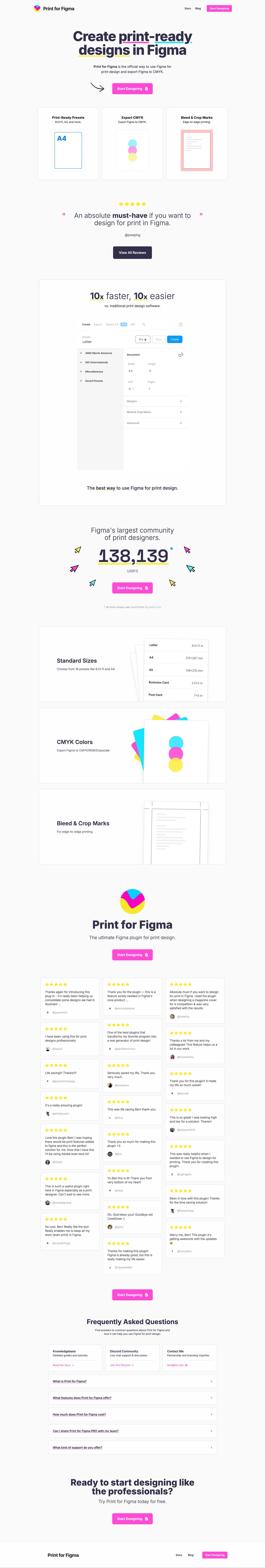 Print for Figma Website Screenshot