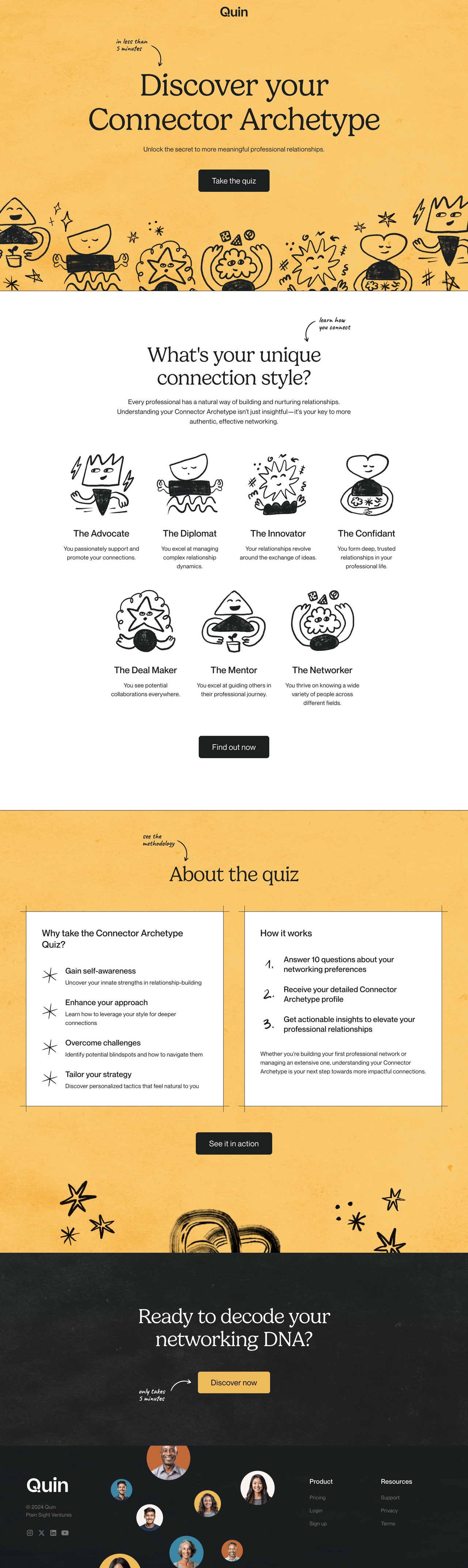 Connector Archetypes Website Screenshot