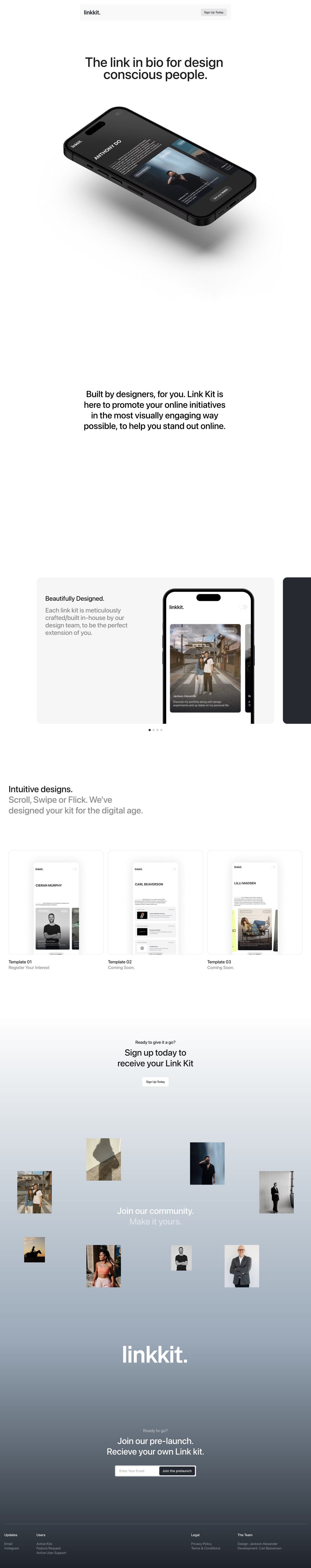 Link-Kit Website Screenshot