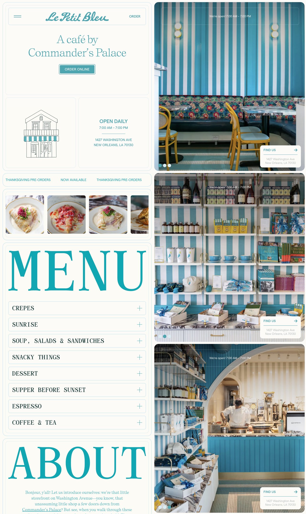 Le Petit Bleu Website Screenshot