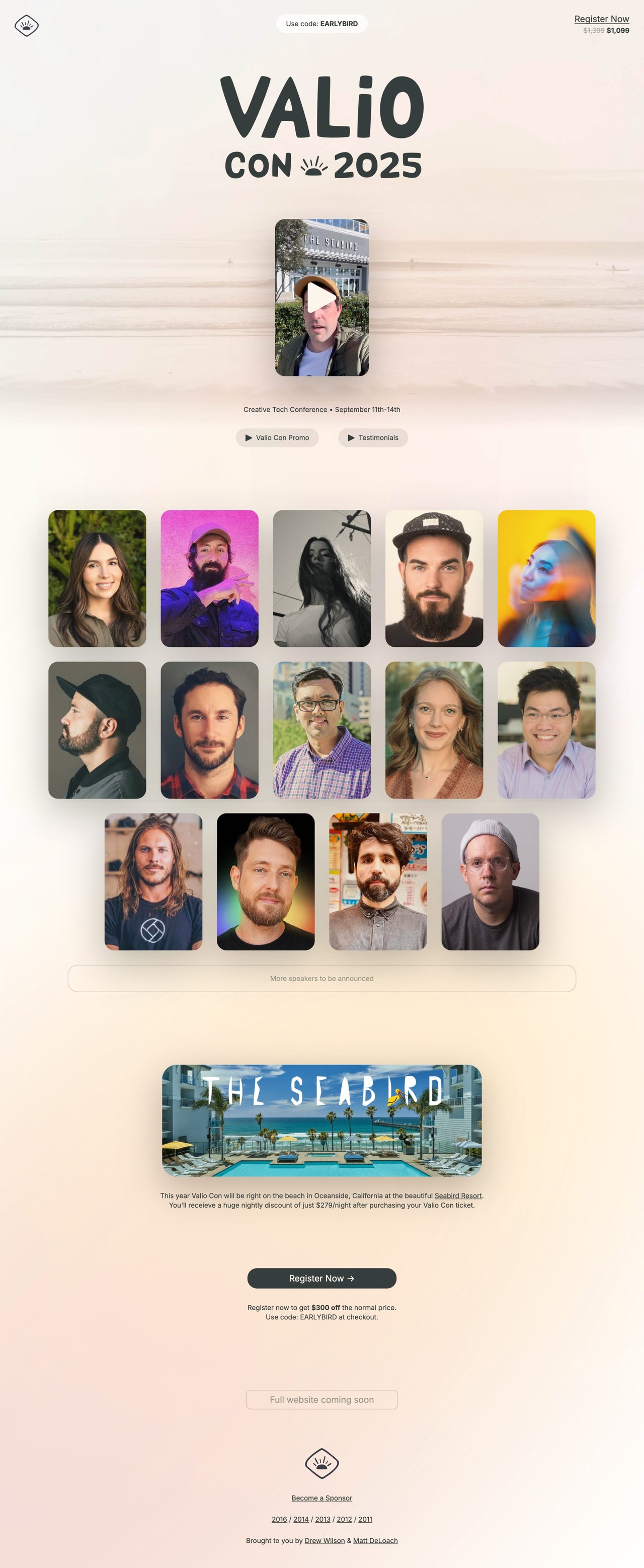 Valio Con 2025 Website Screenshot