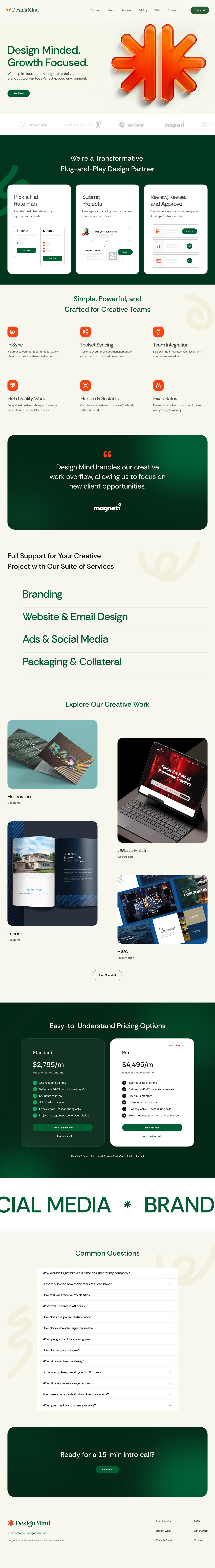 Design Mind Website Screenshot