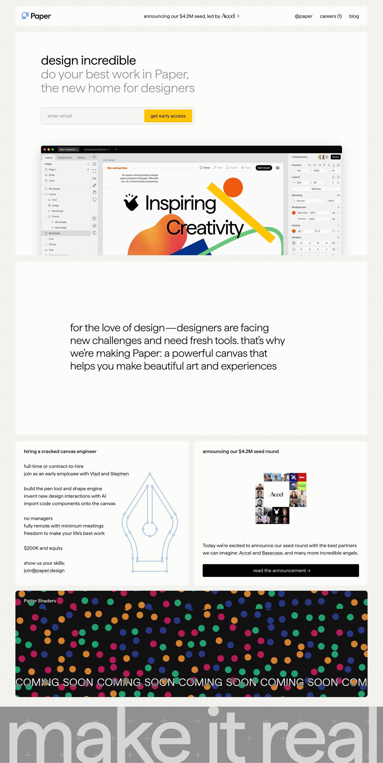 Paper Website Screenshot