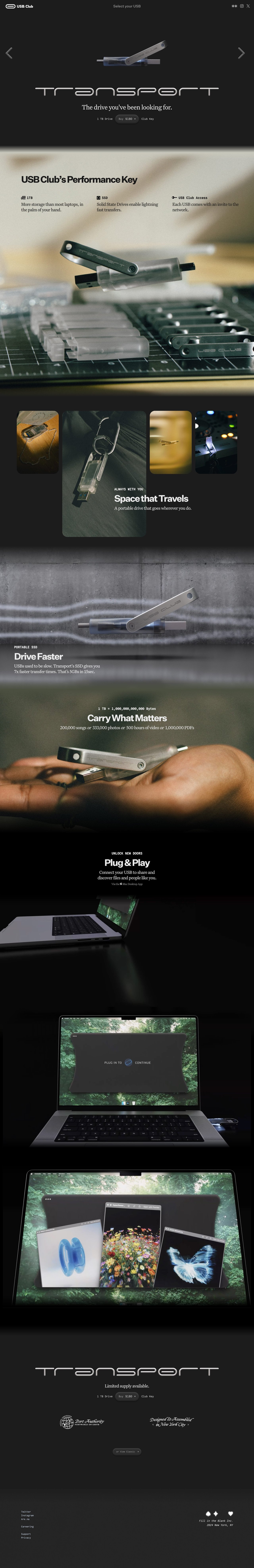 Transport Website Screenshot