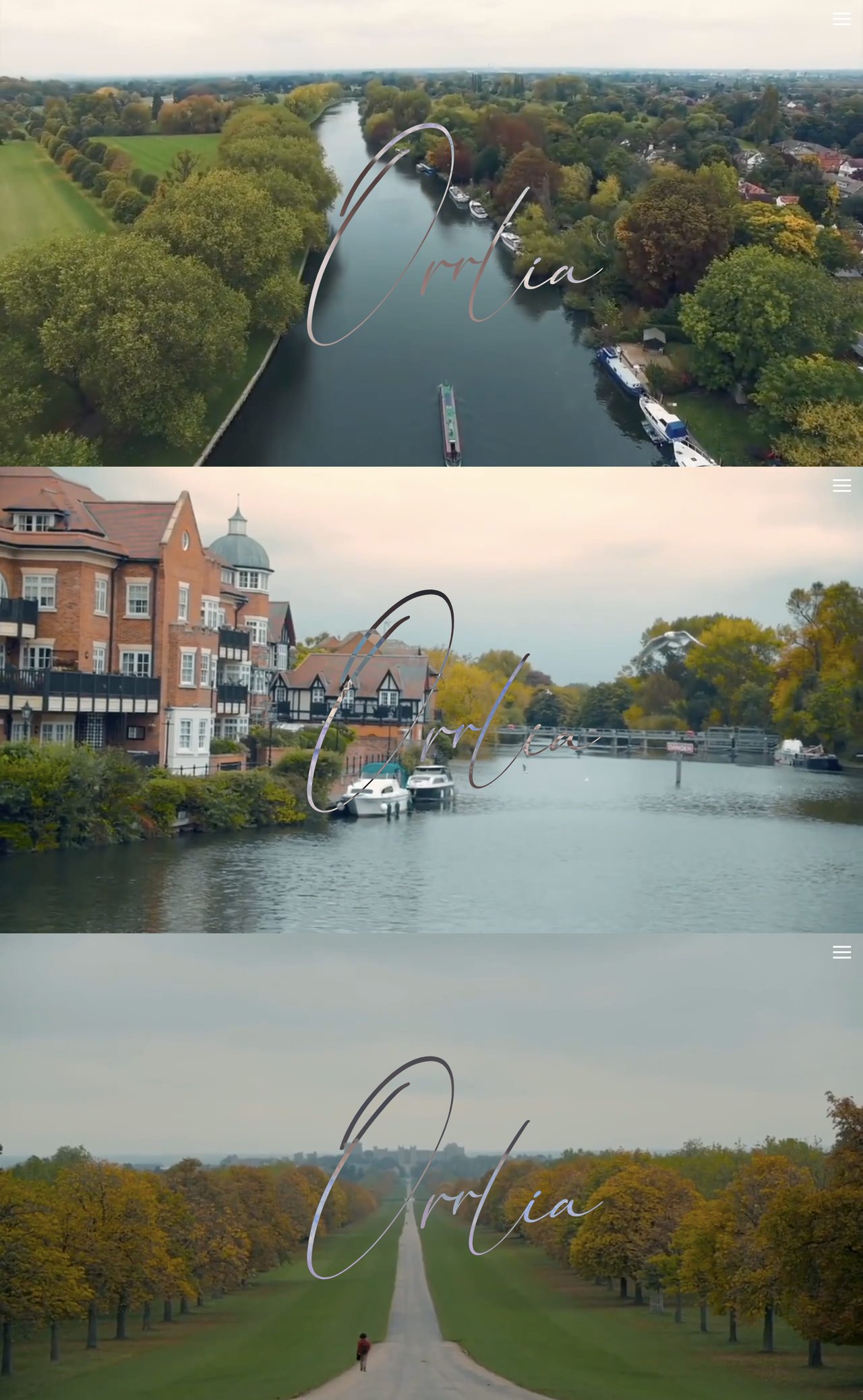 Orrlia Website Screenshot