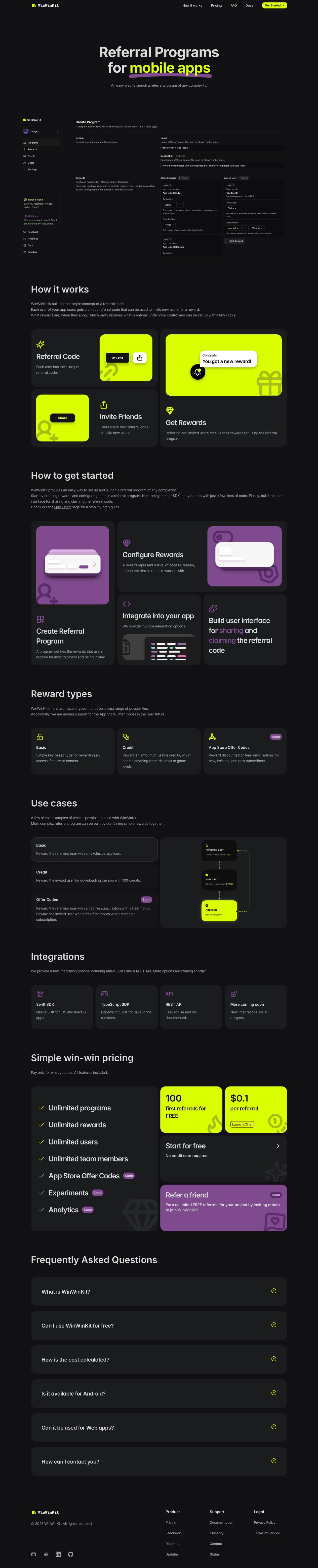 WinWinKit Website Screenshot