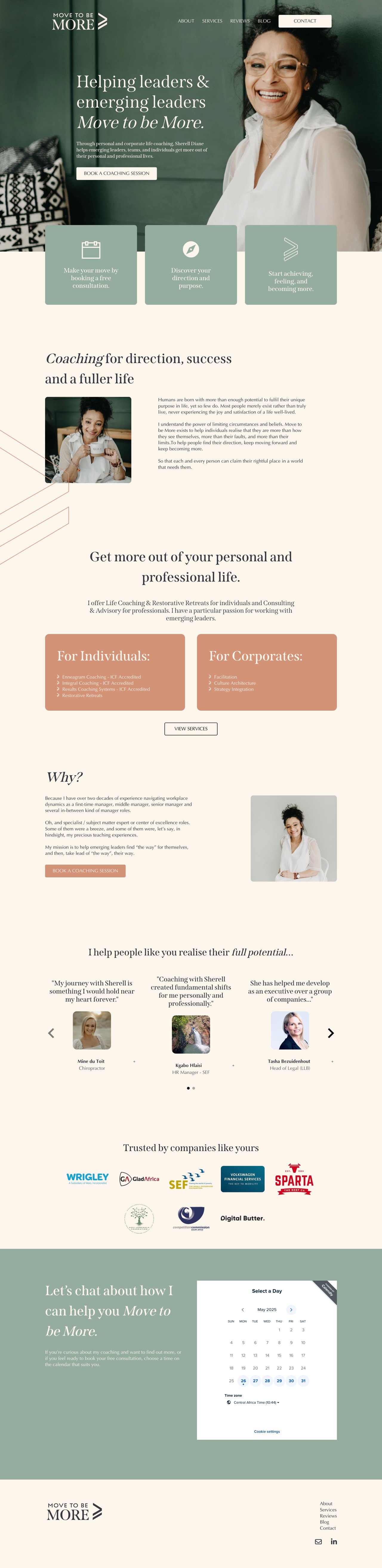 Move To Be More Website Screenshot