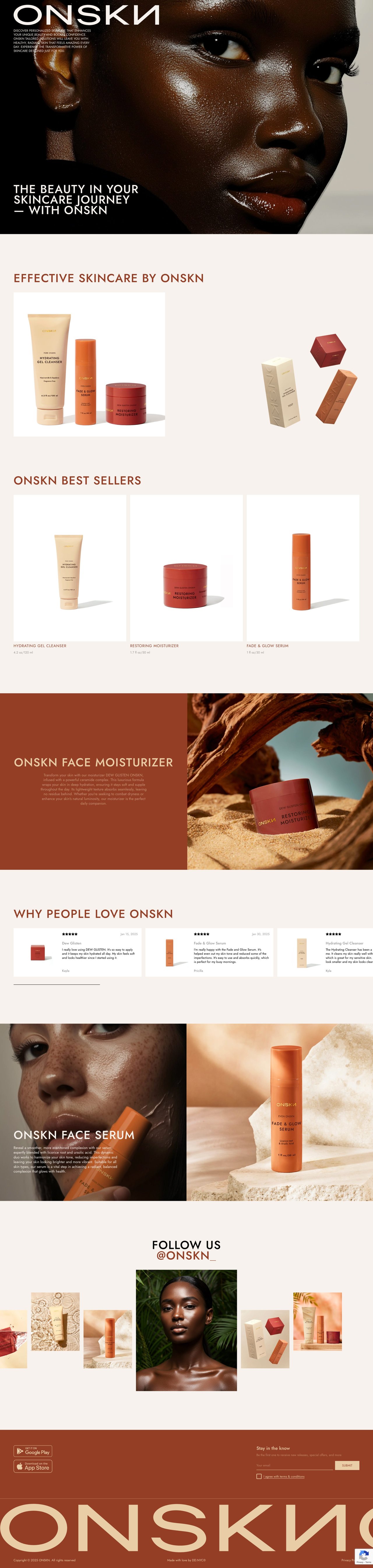 ONSKN Website Screenshot