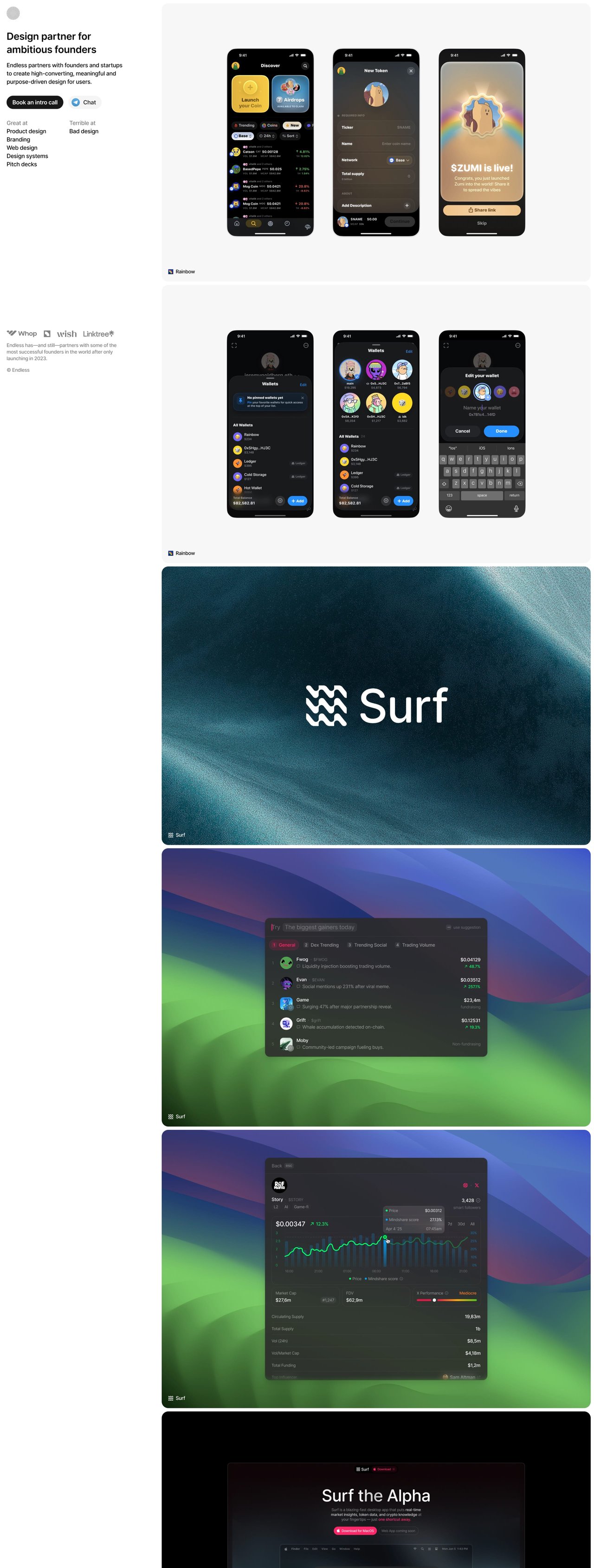 Endless Website Screenshot