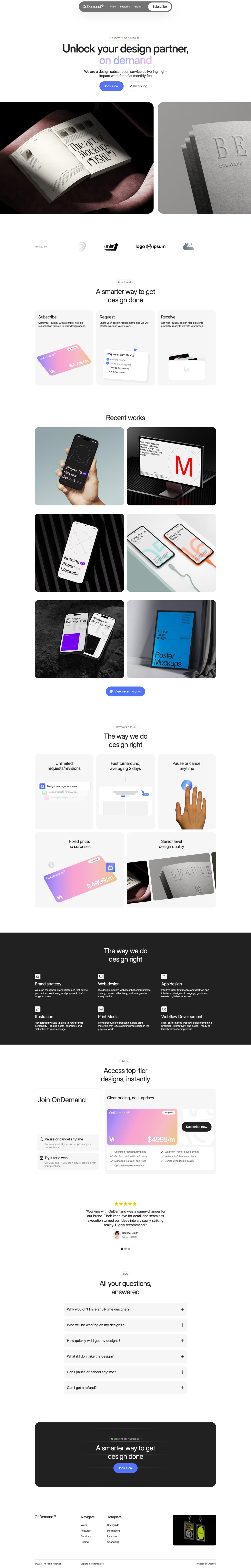 OnDemand Website Screenshot