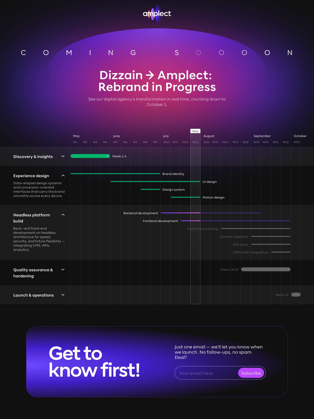 Amplect Website Screenshot