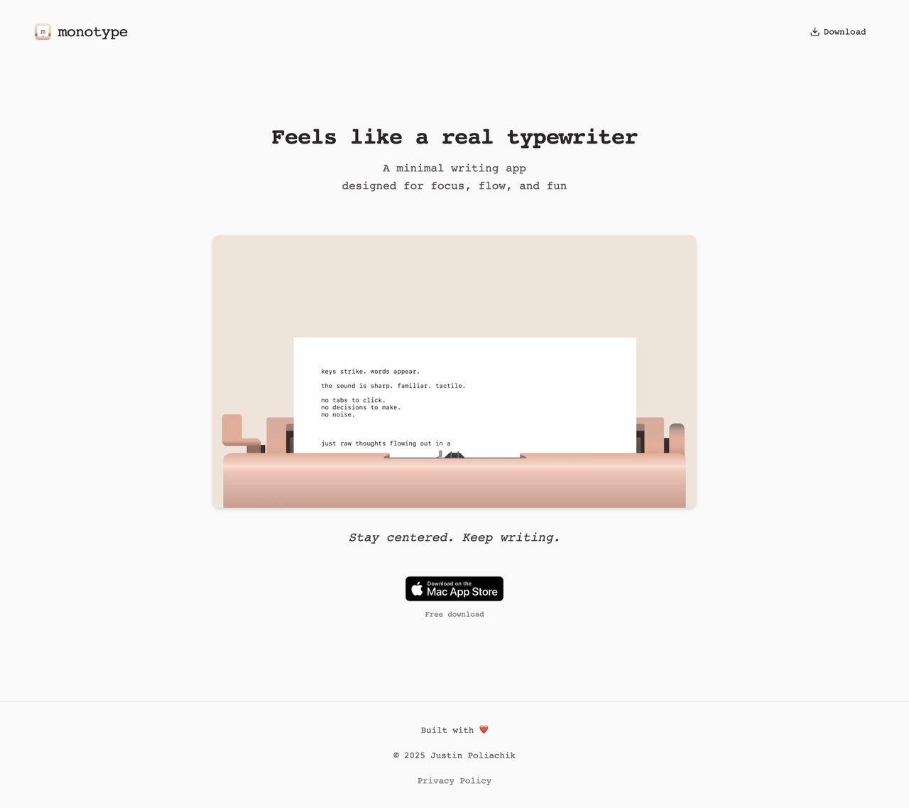 Monotype Website Screenshot