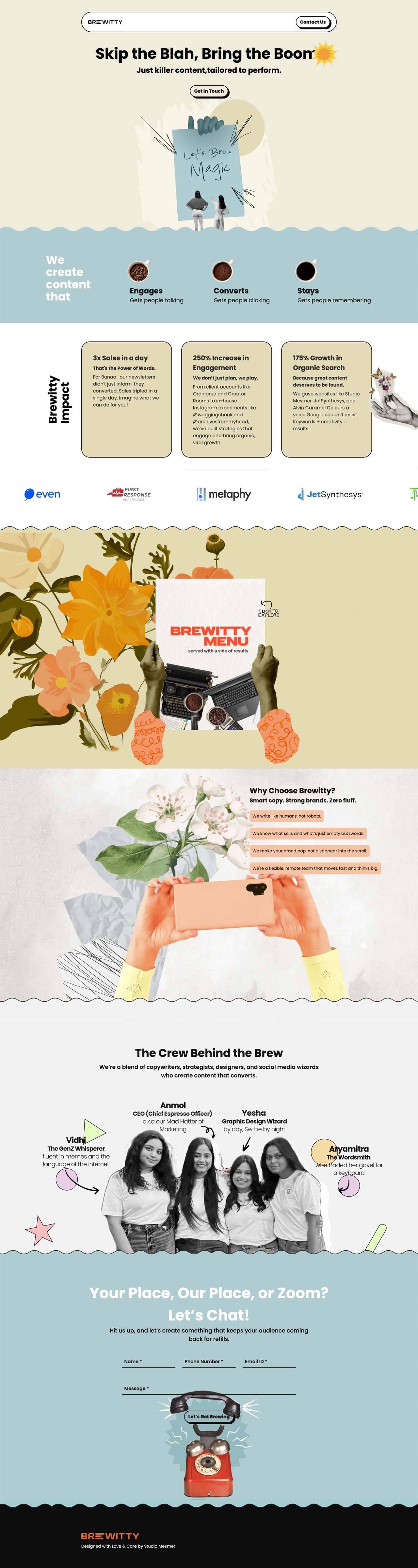 Brewitty Website Screenshot