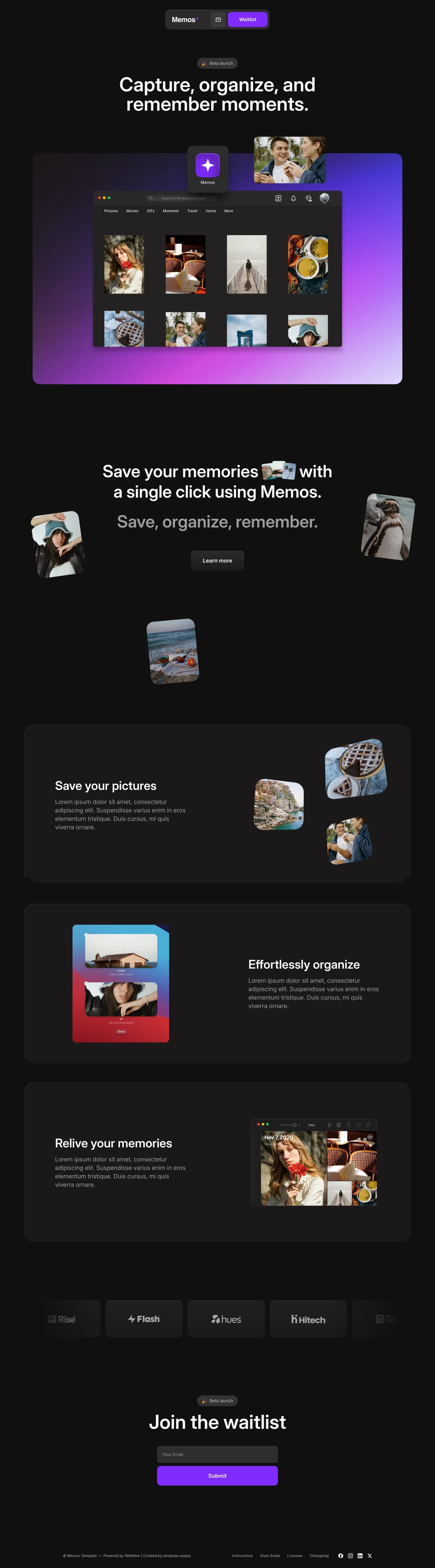 Memos Website Screenshot