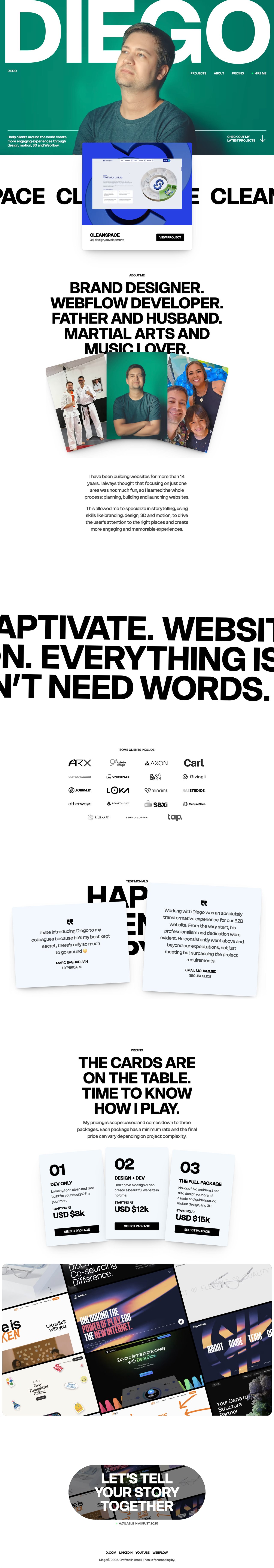 Diego Toda de Oliveira Website Screenshot