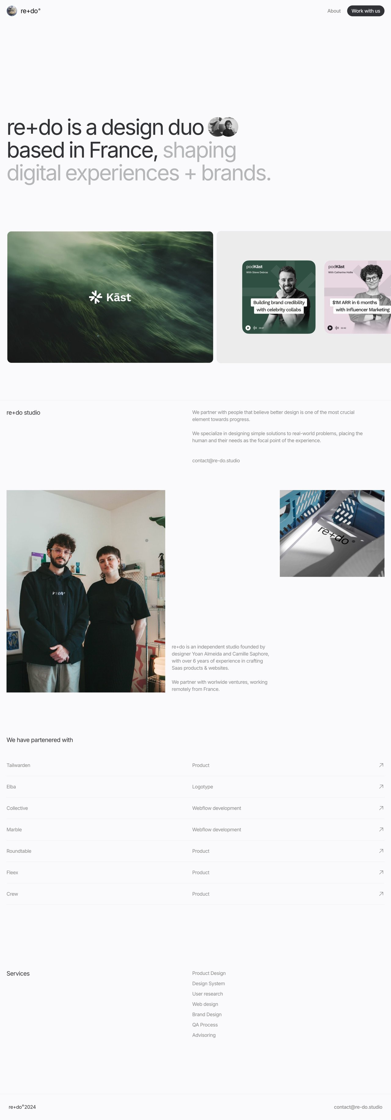 re+do Website Screenshot